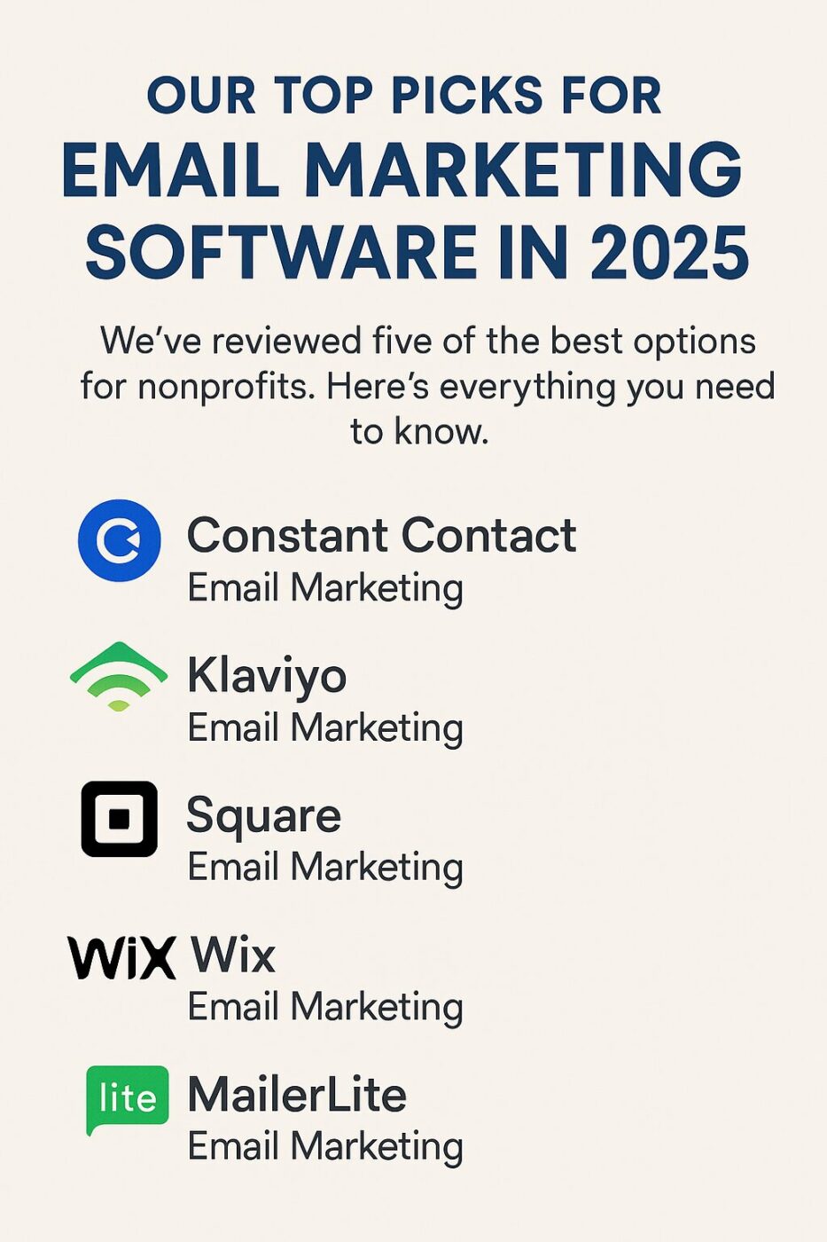 Top picks for email marketing software in 2025
