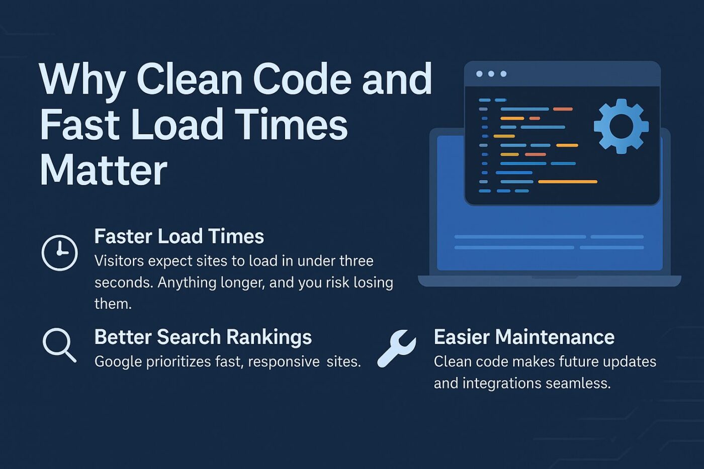 Why Clean Code and Fast Load Times Matter